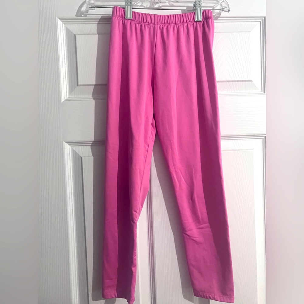Hot pink leggings girl M